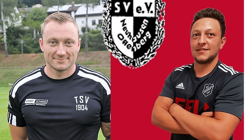 Benedikt Stöckl (li.) und Erwin Dellnitz laufen ab sofort für den SV Neuhausen/Offenberg auf 