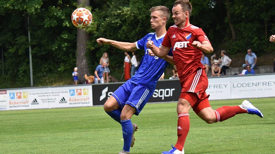 Überragender Rechtsverteidiger: Tobias Killer (l.) ist seit fünf Jahren Stammkraft beim FC Ismaning. Gerald Förtsch
