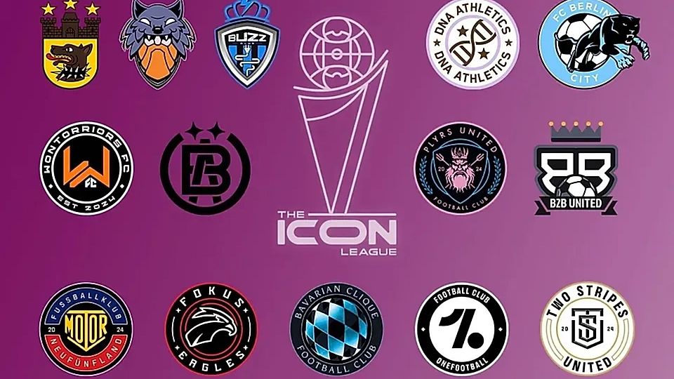 Die Logos der Teams aus Season 1. 