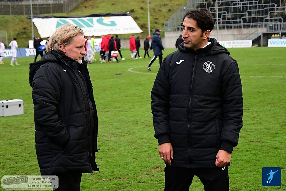 Hüzeyfe Dogan (re.) und Stephan Küsters arbeiten beim Wuppertaler SV auch im kommenden Jahr zusammen.