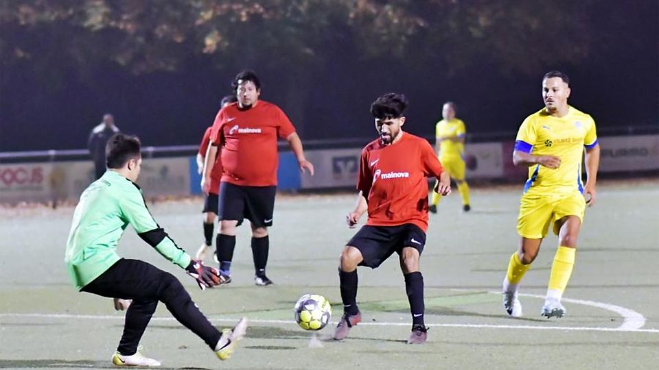 Der SV Mittershausen (Torhüter Hamid Qambari) spielte am letzten Spieltag der Fußball-D-Liga II erstmals zu Null. Warum? Gegner SV Affolterbach II sagte ab.	Foto: Dagmar Jährling