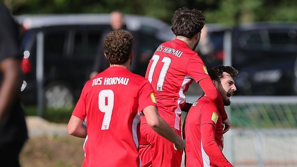 Jubeln durften die TuS Hornau dreimal - es hätte aber auch deutlich öfter vorkommen können. 