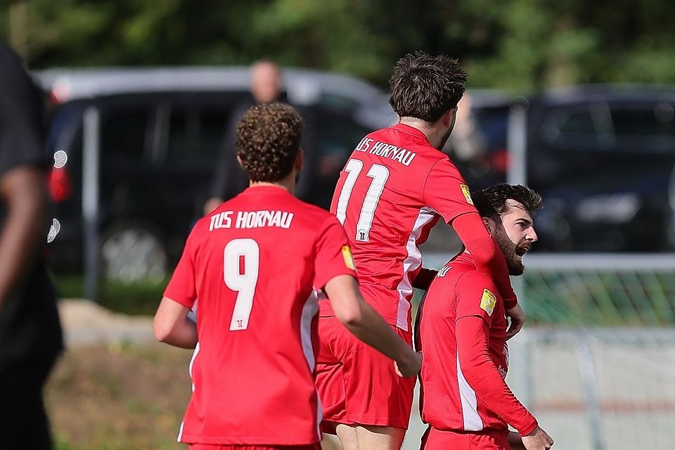 Jubeln durften die TuS Hornau dreimal - es hätte aber auch deutlich öfter vorkommen können. 