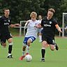 Hordel um Kapitän Marcel Erdelt (rechts), hier im Westfalenpokal gegen Erndtebrück, startete furios in die Westfalenliga.