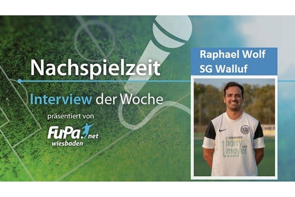 Raphael Wolf, langjähriger Spieler der SG Walluf, spricht im Interview der Woche über die aktuelle Saison und die schönste Zeit bei seinem Verein. Foto: SG Walluf