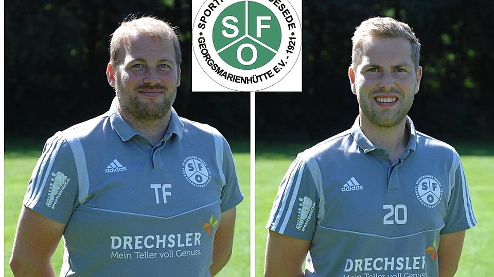 Thomas Falke (links) und Michel Eckhoff sind nicht mehr Trainer der Sportfreunde Oesede.