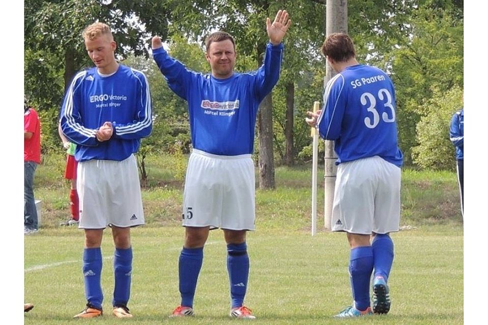 Nico Müller (Mitte) im Einsatz für die SG Paaren. Foto: privat