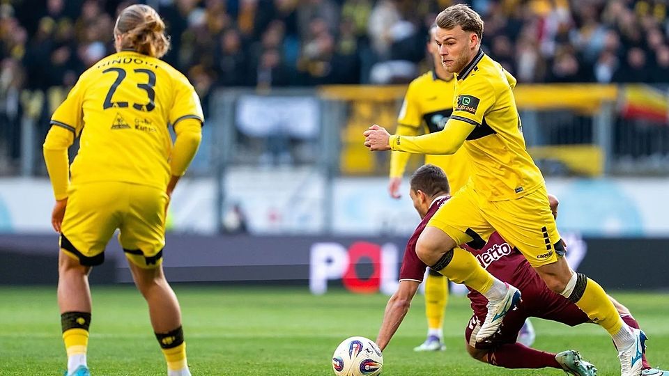 Schroers (re.) spielte sich in die Herzen der Alemannia Fans