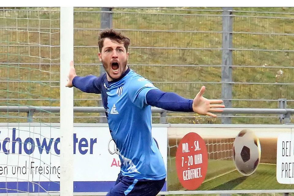 Seine Treffsicherheit blieb nicht unbemerkt: Moritz Müller erzielte für den 1. FC Garmisch-Partenkirchen 76 Tore in vier Jahren, 30 davon vergangene Saison.
