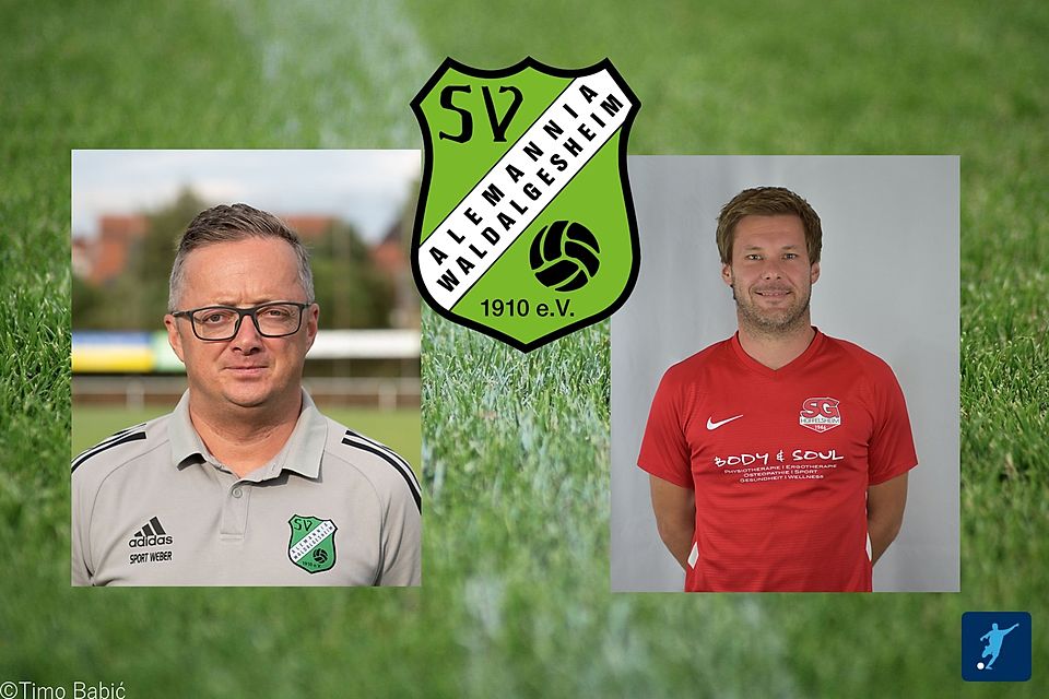 Jörg Schniering (rechts) übernimmt ab Juli für Tim Thron (links) als sportlicher Leiter des SV Alemannia Waldalgesheim. 