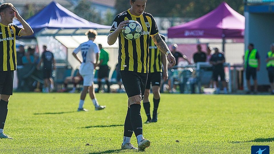 Christopher Lehmann ist mit sechs Toren bester Angreifer des FC Thüringen Weida.