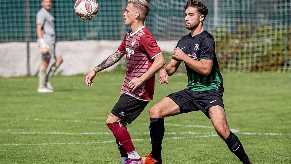 Offensiv-Qualitäten als großer Trumpf: Sean Erten (l.) und der SV Miesbach wollen gegen den SV Münsing wie beim 5:1-Auftaktsieg gegen den Lenggrieser SC das Spiel diktieren.