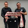 Reichstorfs künftiger Trainer Christian Loidl (li.) mit Vorstand Andreas Haunfellner 