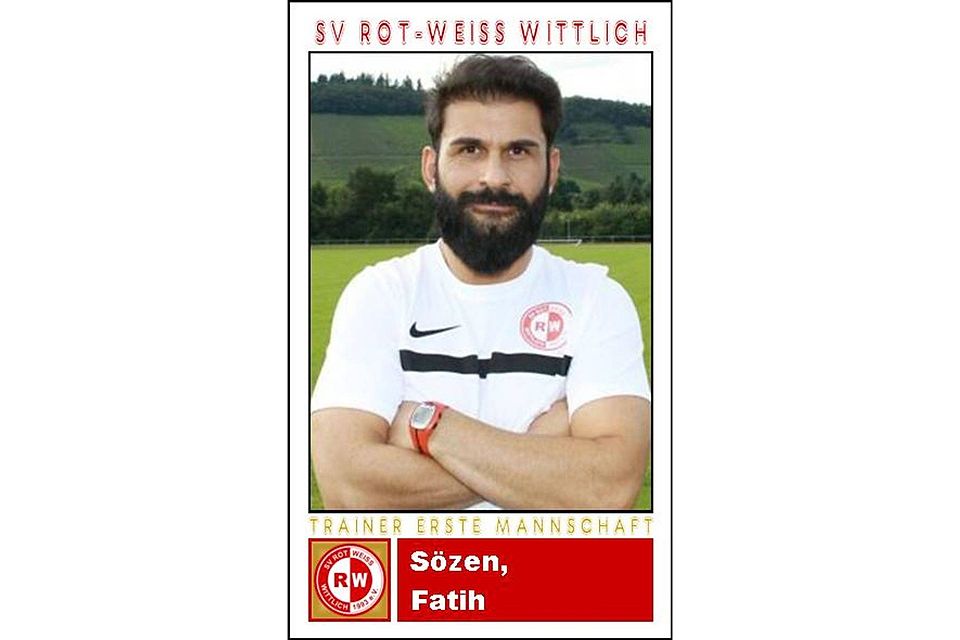 red red (red) ("TV-Upload red" Ex-Profi Fatih Sözen verstärkt als zweiter Spielertrainer den SV Rot-Weiss Wittlich. Der Verein will hoch hinaus. Foto: Tamer Yigit/RW Wittlich