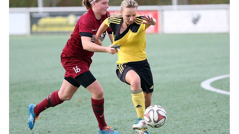 Die Damen aus Eicha (re.) waren beim Gastspiel in Frickenhausen nicht zu bremsen. F: Brüssel