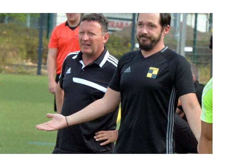 Trainer Raimund Kiuzauskas (l.) mit Co-Trainer Marco Kaspers