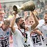 2019 bejubelte der SSV Ulm 1846 Fußball den wfv-Pokalsieg. Auch 2020 soll der Wettbewerb regulär beendet werden.