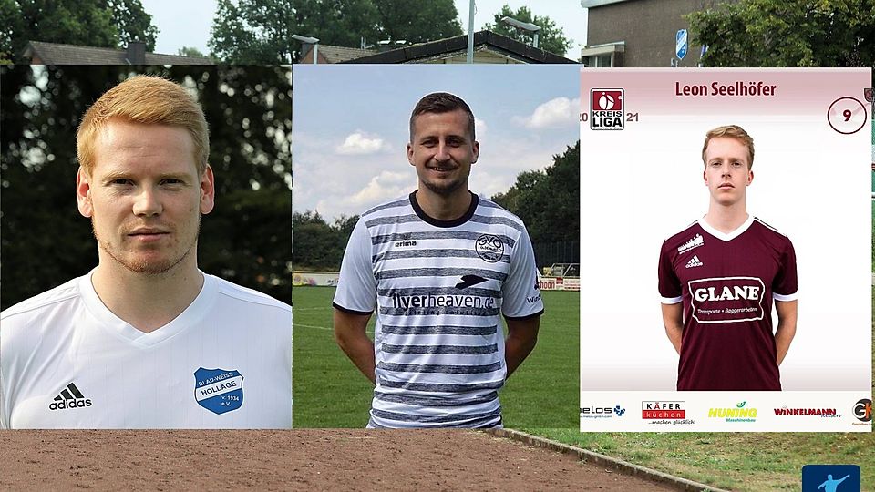 Patrick Ballmann, Maximilian Schmidt und Leon Seelhöfer (von links) wechseln zu BW Hollage.