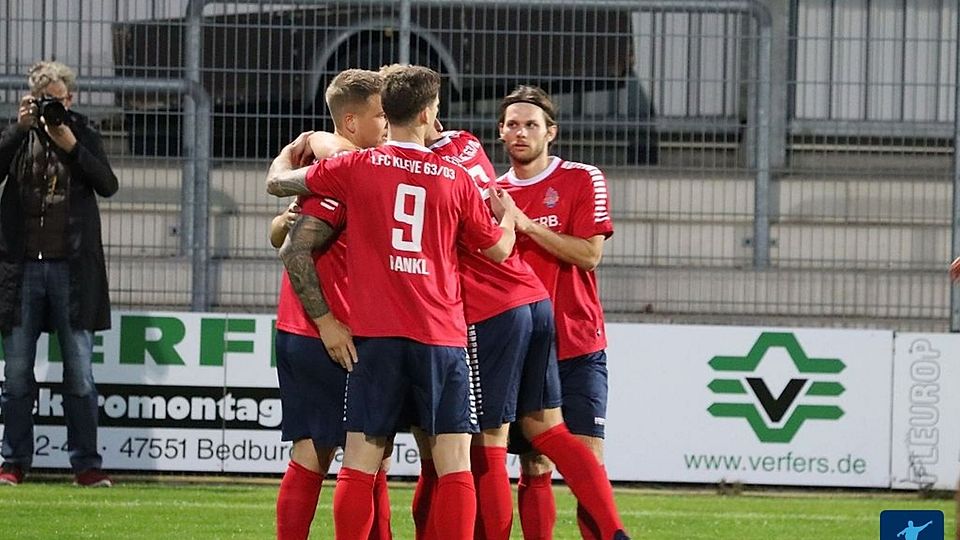 Der 1. FC Kleve gewann das Nachholspiel gegen den Cronenberger SC.