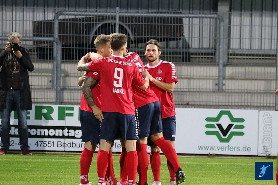 Der 1. FC Kleve gewann das Nachholspiel gegen den Cronenberger SC.