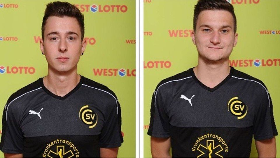Dominik Gierth (l.) und Aaron Behn sind vom CSV Bochum-Linden II zum PSV Bochum gewechselt. Fotos: CSV/Team-Shooting