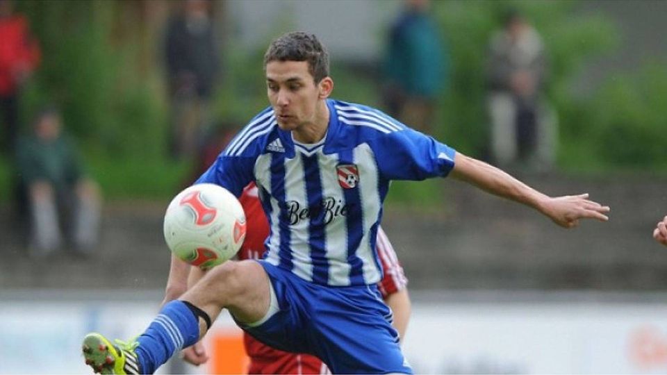 Eine Aufnahme vom Mai 2013: Ballakrobat Christian Sameisla steckt im Trikot der TSG Ehingen, die zu jener Zeit in der Verbandsliga spielte. © Foto: Eibner