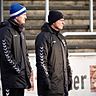 Markus Schatte (r.) fungiert künftig als sportlicher Leiter bei Hertha 03. Neuer Cheftrainer wird der bisherige Co-Trainer Simon Rösner (li.)