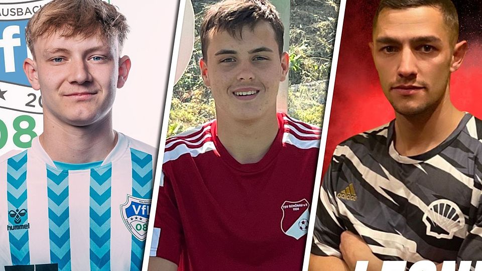 (v.l,.) Jaspar Minderjahn vom VfL Vichttal II, Tim Breuer vom TSV Schönau und Dominik Leone von RG Wesseling gehören zu den torgefährlichen Spielern der A-Ligen.