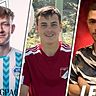 (v.l,.) Jaspar Minderjahn vom VfL Vichttal II, Tim Breuer vom TSV Schönau und Dominik Leone von RG Wesseling gehören zu den torgefährlichen Spielern der A-Ligen.