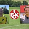 Das neue Trainerteam der U19 des FCK: links im Bild: Der neue Co-Trainer Hanauer; rechts im Bild: Chefcoach Bugera