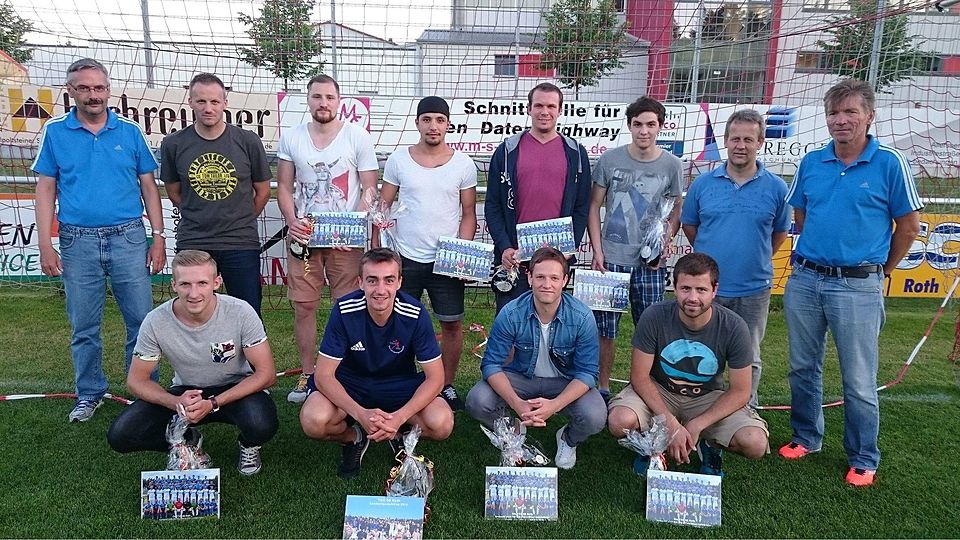 Stehend von links: Bernd Herold, Mathias Berner, Max Weißmüller, Egemen Cengiz, Benno Scholl, Alexander Wendt, Thomas Wegler, Roland Busch. Unten von links: Waldemar Iltschenko, Werner Toma, Felix Hintersteiner, Marius Meißner. F: Hochreuther