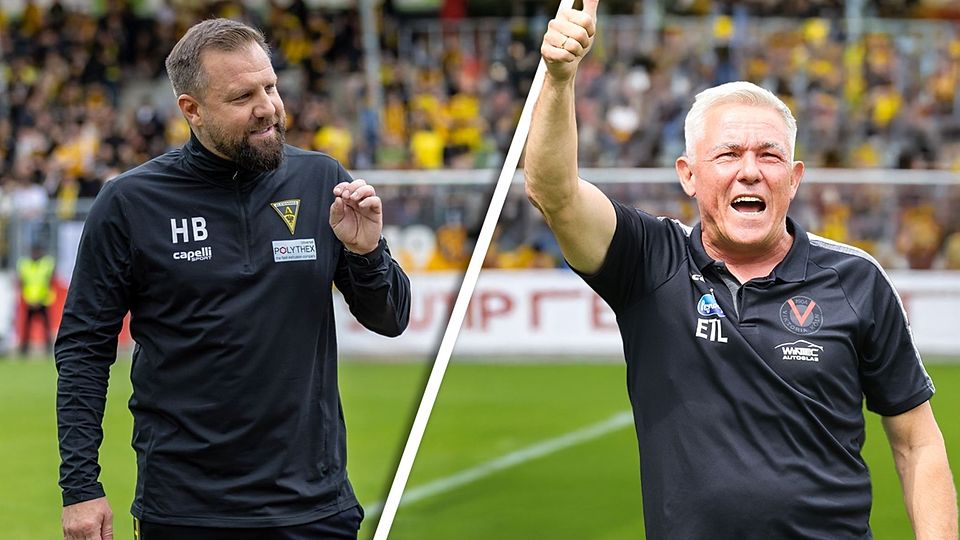 Wer holt den Mittelrheinpokal? Heiner Backhaus und seine Alemannia oder Olaf Janßen auf Abschiedstournee mit Viktoria Köln.