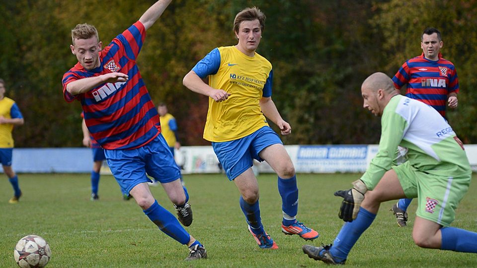 Gegen NK Hrvatska behält Wenzenbach II mit 6:0 die Oberhand. F: Thomas Schneider