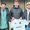 Das neue Bad Sobernheimer Trainer-Trio: Axel Neumann, Dominic Kranz und Mareck Dörr.	Foto: FC