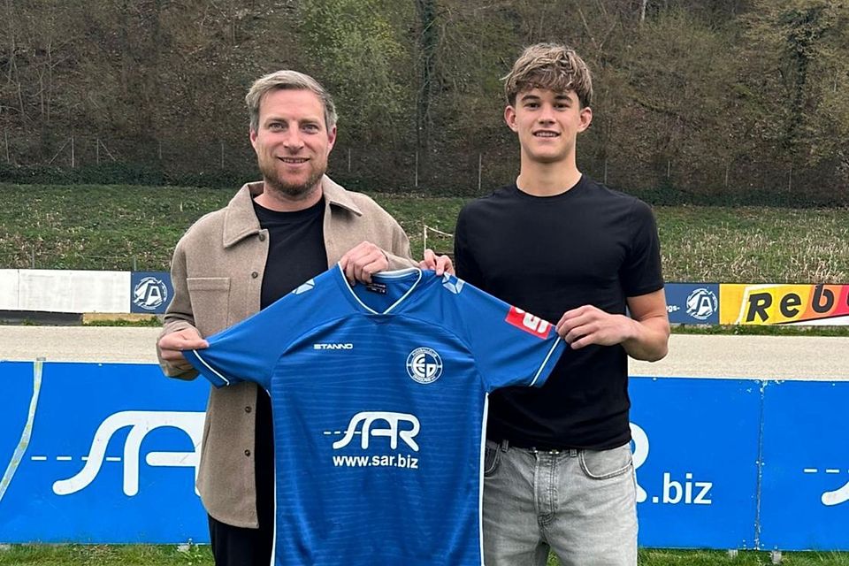 Felix Rem (re.) mit FCD-Manager Manuel Wimmer 