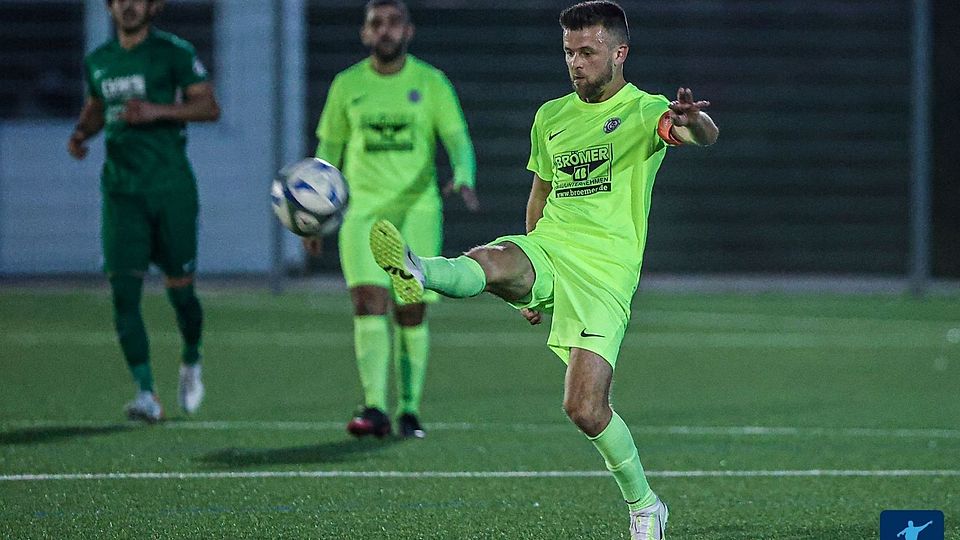 Feines Füßchen, Kapitän und künftig auch spielender Trainer bei der SG Germania: Edis Sikiric.