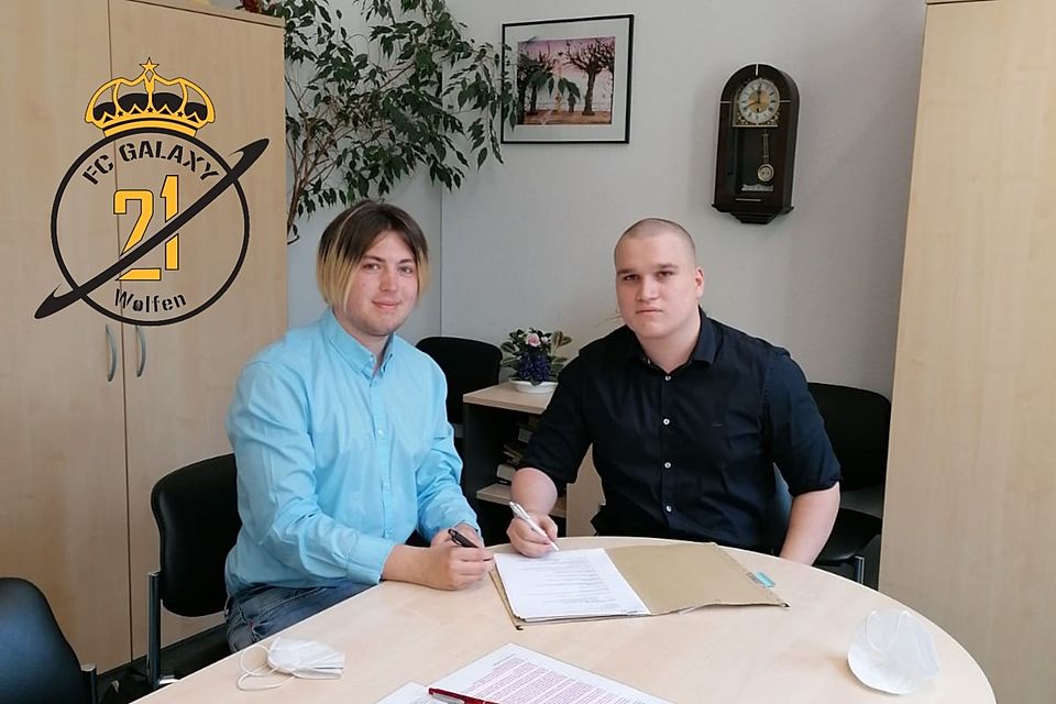 Tim Robin Bräutigam und Philipp Graul sind die Gründerväter des FC Galaxy Wolfen.