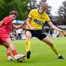 Der FC Kaunitz (in gelb) ist als einziges Team der Westfalenliga 1 noch ohne Punkt.