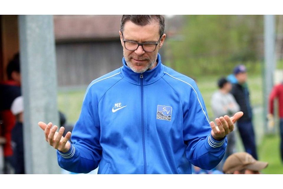 SV Ohlstadt-Trainer Markus Eberhart analysiert die Spiele seiner Mannschaft erst Tage danach. Foto: Rabuser