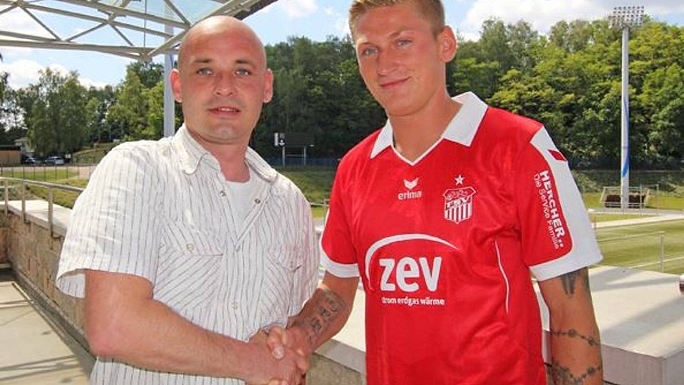 Marc-Philipp Zimmermann (r.). Foto: FSV Zwickau