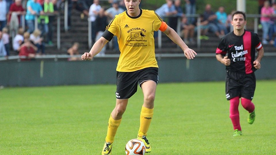 Spieler der Saison 2014/15. Tim Bruß ( VfB Lohberg ). Foto: MaBo Sport