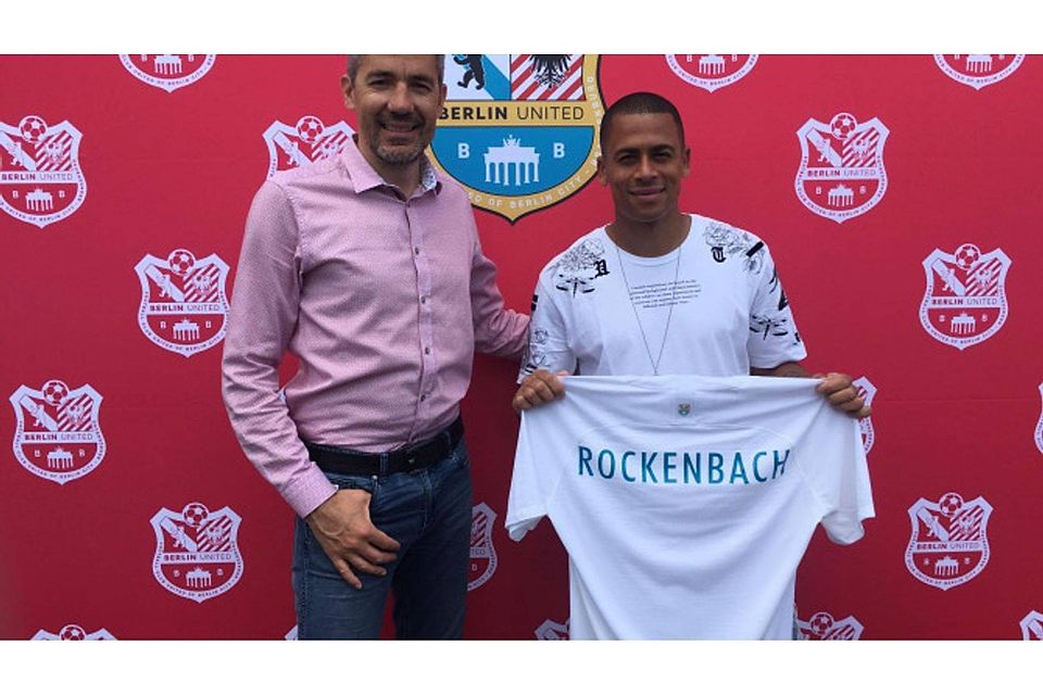 United-Boss Stefan Teichmann zusammen mit Thiago Rockenbach da Silva. Foto: Verein