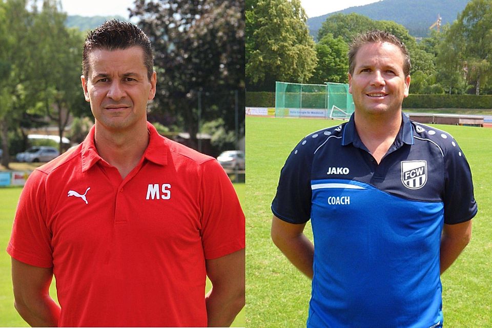  Marco Schneider, Trainer der Verbandsligamannschaft des FC Auggen, sein Amt an seinen Nachfolger Daniel Kreisl abgeben