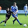 Abstiegskampf pur: Im Hinspiel gewann Hennef mit Ansgar Pflüger (l.) in Schafhausen mit Tim Scheuvens 3:1.