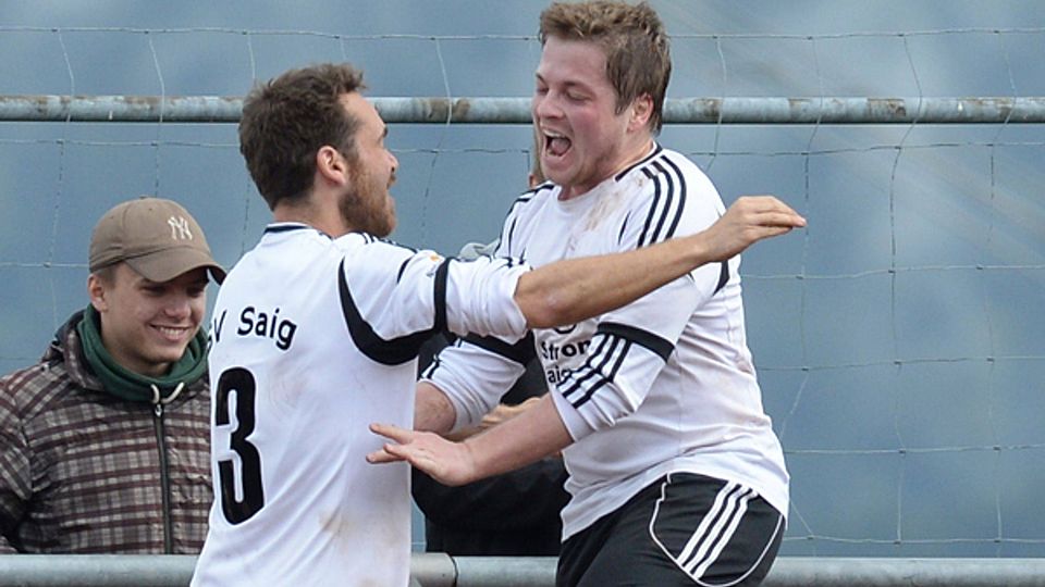 Endlich wieder jubeln wollen die Spieler des SV Saig. | Foto: Patrick Seeger