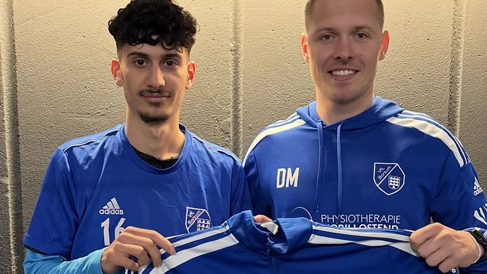 Der Neuzugang bei seiner Präsentation