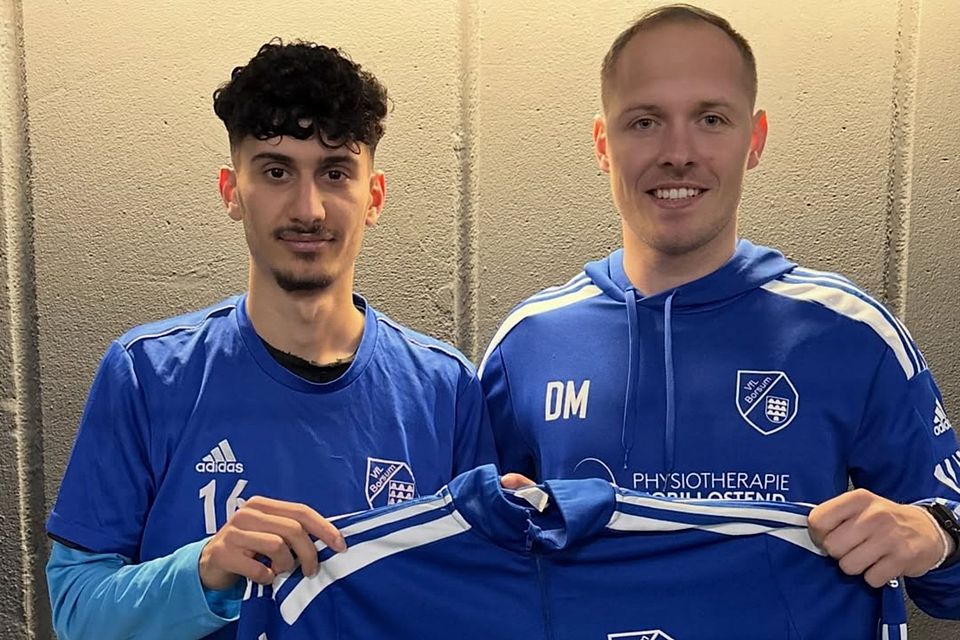 Der Neuzugang bei seiner Präsentation