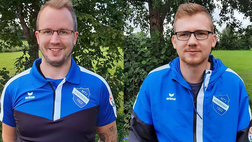 Die neuen Verantwortlichen beim MTV Hammah III: Michael Breuer und Tjorven Middeke.