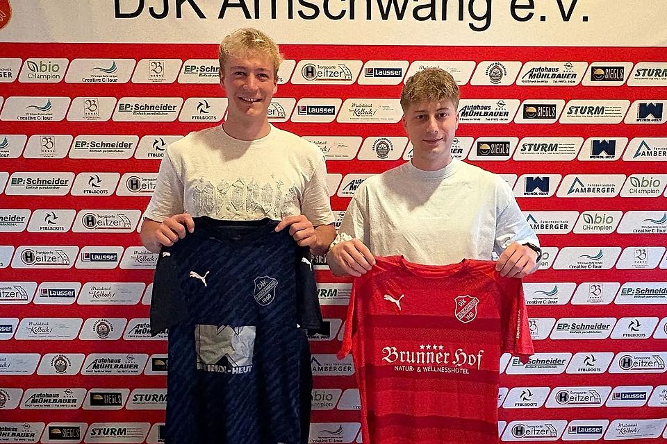 Tobias Koller (links) und Tobias Pongratz haben sich der DJK Arnschwang angeschlossen.