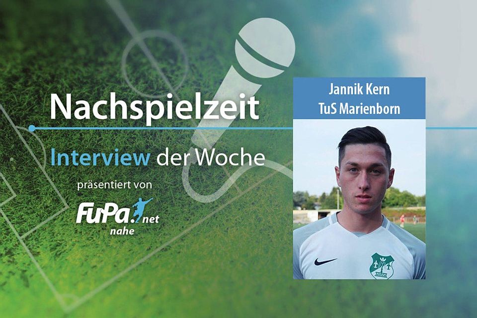 Jannik Kern ist mit 23 Jahren schon als Spieler und Trainer im Einsatz.